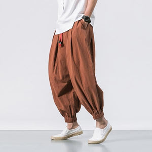 Cotton Linen Casual Pants