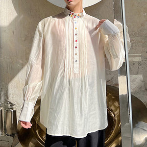 Summer Loose Translucent Shirt