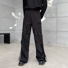 Load image into Gallery viewer, Irregular Wrinkled Cargo Trousers
