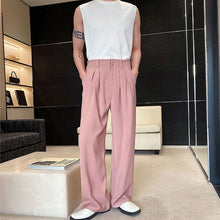 Load image into Gallery viewer, Solid Color Straight Drape Casual Pants
