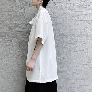 Summer Pile Collar Pullover T-shirt