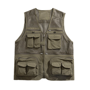 Multi-Pocket Mesh Vest