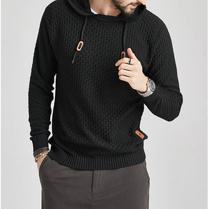 Hooded Pullover Knitted Bottoming