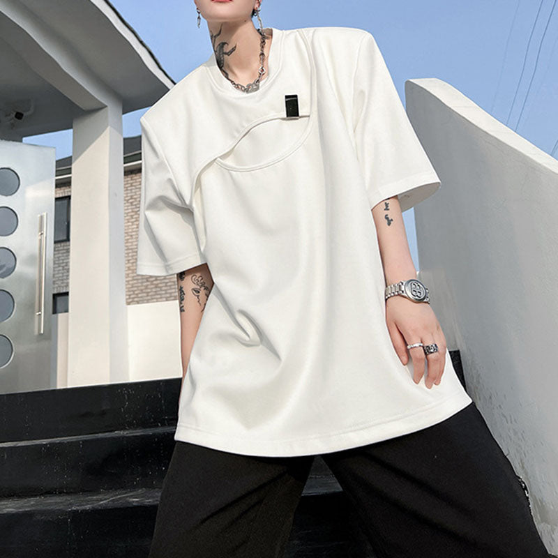 Irregular Patchwork Short Sleeve T-Shirt