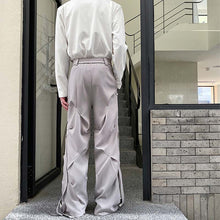 Load image into Gallery viewer, Irregular Wrinkled Cargo Trousers
