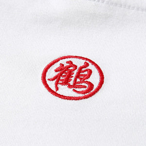 Crane Embroidered Short Sleeve T-Shirt