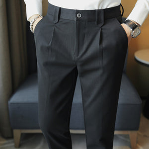 British Casual Slim Suit Pants