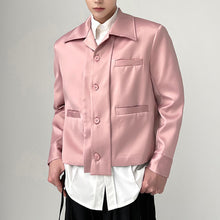 Load image into Gallery viewer, Elegant Satin Collar Detachable Blazer
