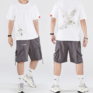 Phoenix Embroidered Short Sleeve T-Shirt