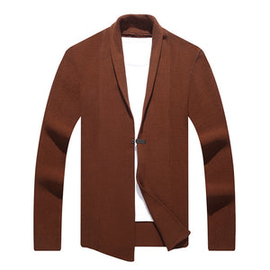 Solid Color Thin Knit Cardigan