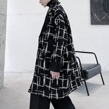 Load image into Gallery viewer, Plaid Contrast Trench Coat
