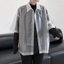 Load image into Gallery viewer, Sheer Half Sleeve Shirt
