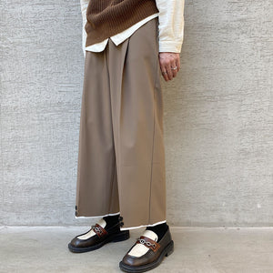 Paneled Straight Loose Lounge Pants