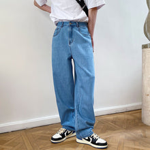 Load image into Gallery viewer, Contrast Large Pocket Wide-leg Jeans
