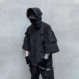 Techwear Dark Cargo Jackets