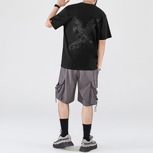 Phoenix Embroidered Short Sleeve T-Shirt