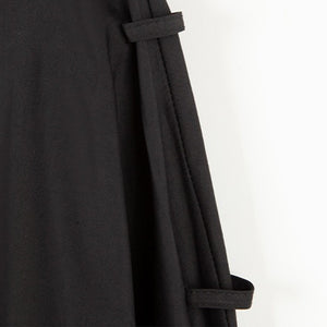 Simple Black Long Sleeve Loose Shirt