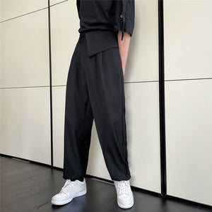 Asymmetric Patch Waist Lounge Pants