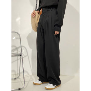 Temperament Drape Straight Leg Pants