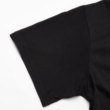 Load image into Gallery viewer, Black Crew Neck Mid Length T-Shirt
