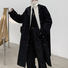 Load image into Gallery viewer, Vintage Fake Two Piece Mid length Coat
