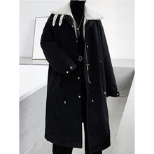 Load image into Gallery viewer, Vintage Fake Two Piece Mid length Coat
