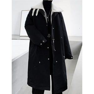 Vintage Fake Two Piece Mid length Coat