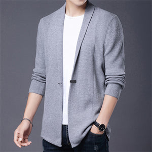 Solid Color Thin Knit Cardigan