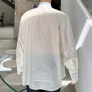 Summer Loose Translucent Shirt