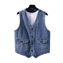 Load image into Gallery viewer, Summer Denim Casual Vest
