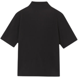 Half Turtleneck Crinkled T-Shirt