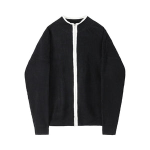 Thickened Zip Knitted Cardigan