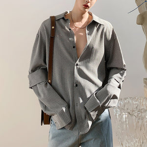 Retro Checked Loose Shirt